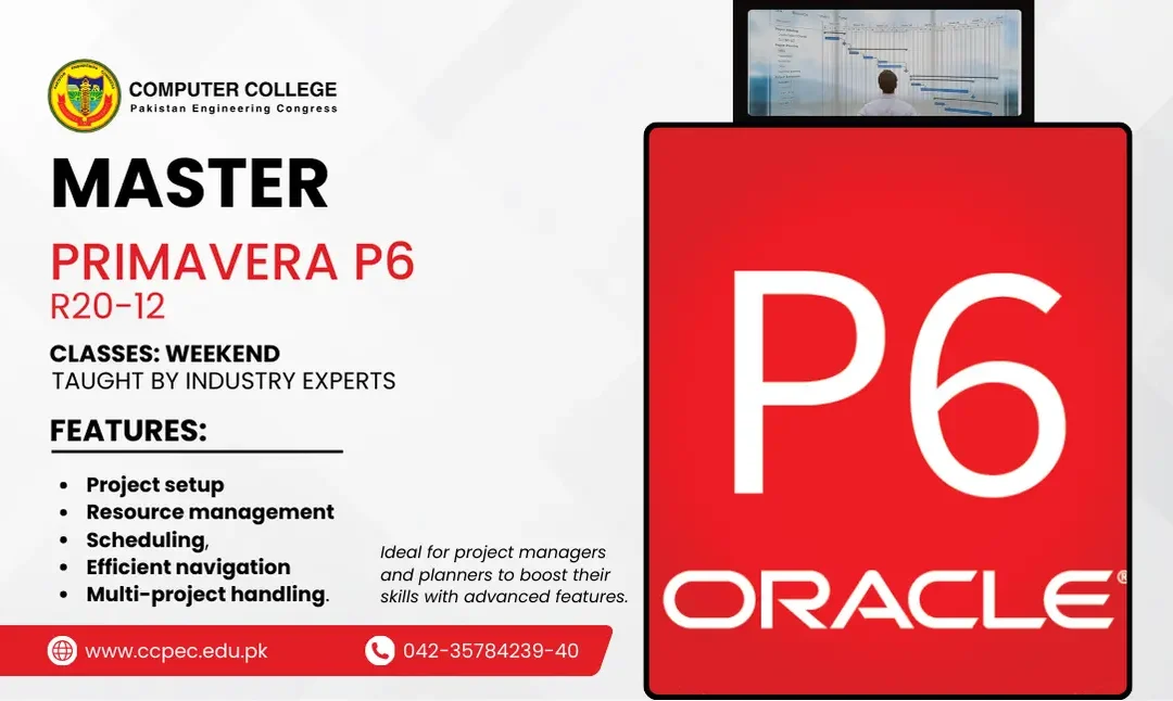 Primavera P6 for Project Management (Weekends)